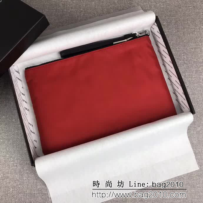 PRADA普拉達 專櫃同步 最新款式 限量版 時尚男士手包 2NH006 DD1159